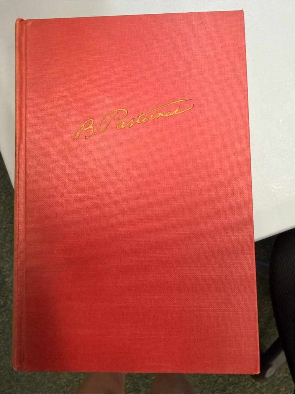 Dr Zhivago 1957 edition Red Linen Decorative Coffee Table Book